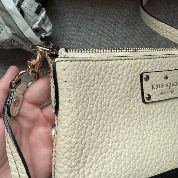 Kate Spade New York Color Block Pebble Leather Crossbody Bag - Picture 6 of 6